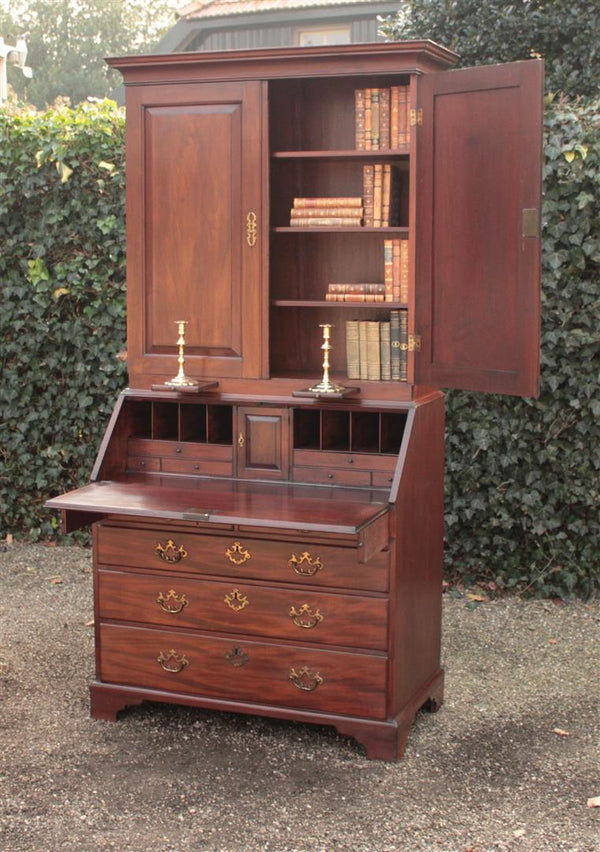 Antikes Schreibtisch-Bücherregal