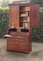 Antikes Schreibtisch-Bücherregal
