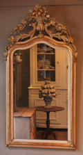 Antiker französischer Haubenspiegel