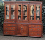 Große antike englische Vitrine