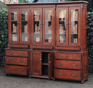 Große antike englische Vitrine
