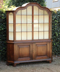 Antiker holländischer Vitrinenschrank