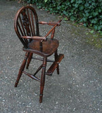 Antieke Wheelback kinderstoel - 0077.D