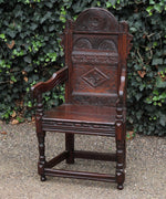 Antieke Vroege Haardstoel - 0017.D